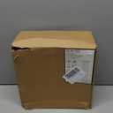 Uonlytech Floor Lamp Shade Rice Paper Vertical Light Cover for Home Bedroom Living Room Decoration Easy Installation Nordic Style (Black)