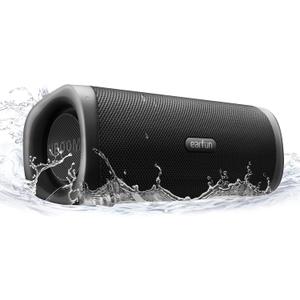 EarFun UBOOM L Bluetooth Speaker, Portable Speaker 28W Loud Stereo Sound, Rich Bass, IP67 Waterproof & Dustproof, Dual Pairing, Builtin Mic, Low Latency, Wireless Speakers for Party, Indoor & Outdoor