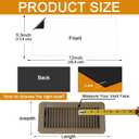 Strong Magnetic Vent Covers 10 Piece - PVC Magnetic Material, Easy to Cut 5.5inch. x 12inch. Flexible Vent Covers for Residential HVAC, Ceiling Floor and RV