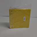 Samsill Durable 2 Inch Binder, Made in the USA, D Ring Binder, Customizable Clear View Cover, Yellow, Holds 475 Pages (1 Pack)
