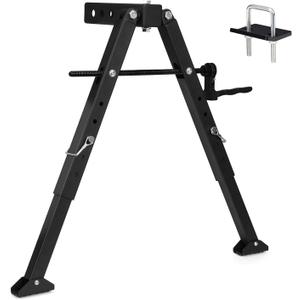 Upgraded Hitch Mount RV Stabilizer Fit for 2 Inch Receiver on Rear Bumper, 17-26" Ratchet Quick Adjustable, for Trailer Truck Camper Motorhome Rear Stand Support