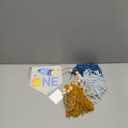 Gostman Outer Space ONE High Chair Banner - First Trip Around The Sun Birthday Party Decorations,Space Themed First Birthday Highchair Banner,Space Ship Sign Decor (outer space banner)