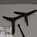 TV Legs for Samsung Only for UN65TU8200F UN65TU8000F UN65TU8200FXZA HG65NT678UFXZA, NOT Universal TV Legs for Samsung TV Stand Legs with Cable Ties Only for The 4 Models We Listed, No Wall Drilling