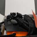 50PSI Paddle Board Pump Electric Portable, High Pressure Sup Pump - Dual Stage Inflation, Auto Shut Off and Deflate, 12V DC Connector for Paddle Board/ Car/ Bicycle/ Inflatable Bed, Orange (Battery Not Included)