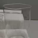 37oz Airtight Glass Square Storage Canister with Bamboo Lid Set of 4 (1100ml) Container Stackable Jar, Kitchen Canister for Pantry Noodles, Flour and Coffee beans (with Black Lable)