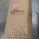 NapQueen 12 Inch Queen Size Mattress, Bamboo Charcoal Memory Foam Mattress, Bed in a Box,White