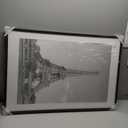 upsimples 24x36 Poster Frame, Display Pictures 20x30 with Mat or 24 x 36 Without, Wall Hanging Picture Frames, Black, 1 Pack