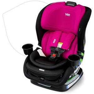 Britax Poplar Convertible Car Seat, 2-in-1 Car Seat with Slim 17-Inch Design, ClickTight Technology, Magenta Onyx