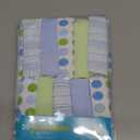 Spasilk Washcloth Wipes Set For Newborn Boys And Girls, Soft Terry Washcloth Set-Pack Of 20, Blue Dot