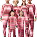 QUNISY Family Pajamas Christmas Matching Sets Xmas Family Pjs Set Couple Holiday Jammies Women/Men Festival Sleepwear Adul, XLt
