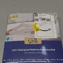 GRT 2 Pack Twin Mattress Protector Waterproof, Breathable & Noiseless Waterproof Mattress Protector Fitted Deep Pocket from 5" to 19", Smooth Twin Mattress Cover Machine Washable (White)