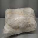 CAHOVY Milk White Chunky Chenille Yarn for Crocheting Bulky Thick Fluffy Yarn for Knitting,Super Bulky Hand Blanket, Soft Plush Yarn Crochet Carpet/Scarf/Cushion/ 8 Jumbo Pack(63.76oz/197.68yd