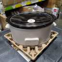 bella 6.0 Qt Programmable Slow Cooker, Ceramic Nonstick Coating, Adjustable Temperature & Cooking Times, Dishwasher Safe Stoneware Pot & Tempered Glass Lid, Tangle Free Cord Wrap, Oatmilk