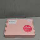 REECHO 20" Straight Long 4 PCS Set Thick Clip in on Hair Extensions Chocolate Brown with Highlights