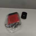 Window Defroster, 12V Car Portable Electric Window Heater Heating Dryer Windshield Fan Defroster Demister, Portable Car Heater and Defroster(Red)