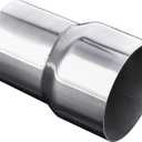 EVIL ENERGY Exhaust Adapter Reducer ID 2 Inch to OD 3 Inch, Pipe Connector 304 Stainless Steel Exhaust Coupler 2" ID to 3" OD