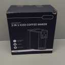 SHARDOR Single Serve Coffee Maker 2.0, Hot and Iced Coffee Machine for K Cup Pods & Ground Coffee, 6 to 14 oz Brew Sizes, 50 oz Removable Water Tank, Bold Brew Setting, Stainless Steel, Black (Matt Black)