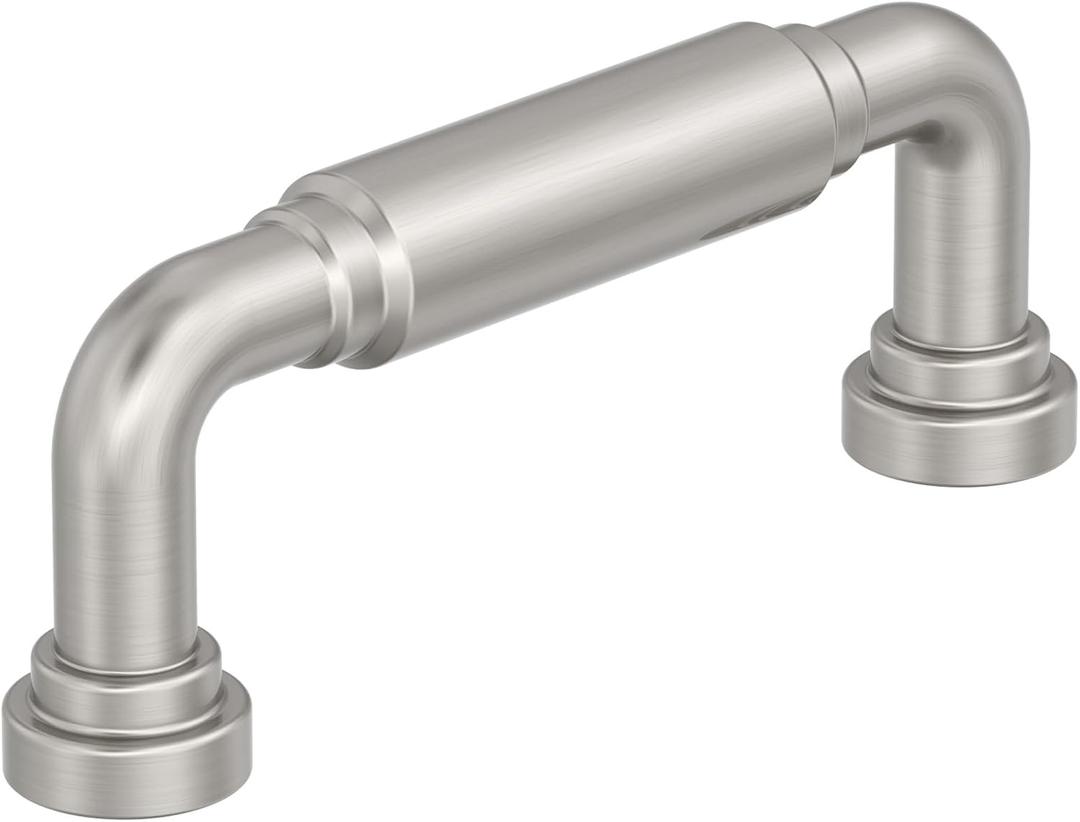 Amerock Coble 3 inch (76mm) Center-to-Center Satin Nickel Cabinet Pull, BP37661G10