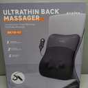 Back Massager, Rolling Up and Down Back Massager with Heat, Back Massage 4D Kneading for Pain Relief Deep Tissue, Ultrathin Shoulder Massager Gift for Women Men Parents Valentines Day, Grey