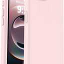 Vooii Compatible with iPhone 16e Case, Liquid Silicone Upgrade [Camera Protection] [Soft Anti-Scratch Microfiber Lining] Shockproof Phone Case for iPhone 16e 6.1 inch - Chalk Pink