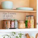 Pull Out Cabinet Organizer for Spices, Cans - Heavy Duty- Pull Out Spice Rack- Cabinet Pull Out Shelf for Cans,Dishes, Etc, 6-1/2 "W x 10-1/2"D x 2-3/4H, Chrome