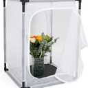 36" Large Monarch Butterfly Habitat Cage, Outdoor Insect Mesh Cage Terrarium 24" x 24" x 36"