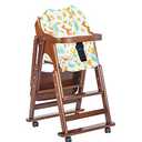 Baby High Chair Seat Cushion Liner Pad Cover Mat and 5 Point Harness Straps, 1 Set