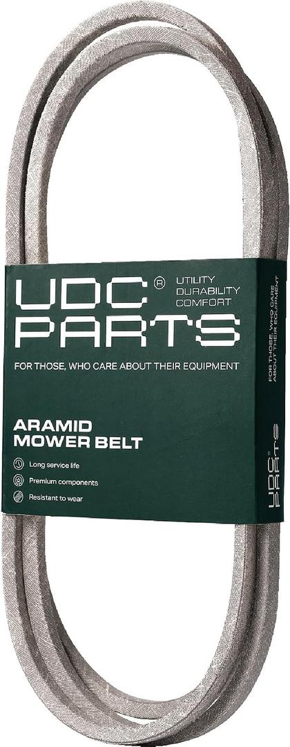 UDC Parts 954-0467A Lower Drive Belt 954-0467 754-0467 Replacement for MTD Cub Cadet LTX 1040 754-0467A Troy Bilt Bronco 112-0301 Toro LX460 / Aramid Cord / 90.80 inches