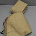 Custom Accessories 2-Piece Midnight Plush Seat Covers for Cars, Trucks, and SUVs, Vegan Leather Seat Cover for Cars, Universal-Fit Car Seat Covers, Interior Accessories - Tan