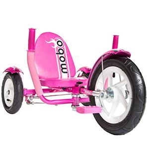 Mobo Mity Sport Safe Tricycle. Toddler Big Wheel Ride On Trike. Pedal Car, Pink, Large