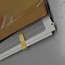 BJADE'S Window Air Conditioner Side Panels with Frames, Accordion Filler Curtain Kit for Most 5000 BTU Units,Adjustable Insulation Panel for Window AC Seal Replacement Screen