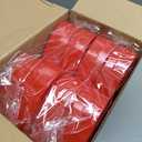 24 Pcs Small Heart Containers Heart Plastic Storage Boxes with Clear Window Lids Valentine's Day Gift Boxes for DIY Presents, Crafts Organizer 4.53 x 3.94 x 1.18 Inches (Red)