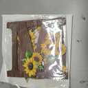 Geetery 4 Pcs Sunflower Home Wooden Wall Decor Rustic Farmhouse Letters, 3.94 inches x 5.12 inches
