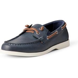 Amazon Essentials Unisex Kids' Boat Shoe, Navy, 13 Little Kid