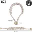 BEL AVENIR Curtain Tiebacks Magnetic Woven Curtain Holdback Drapery Tie-Back (Blush-4 Pack)