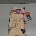 Kuoser Waterproof Dog Coat, Reversible Dog Jacket for Medium Dogs, Adjustable Durable Doggie Winter Coat Warm Puppy Cold Weather Apparel from Small to Large Breed, Pink, M 