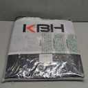 KBH Center Console Armrest Cover for Chevy Silverado & GMC Sierra 2019-2026, Tahoe & Suburban & Yukon 2021-2026, Vinyl Leather Trim, Bucket Seat, Black-Double Stitch