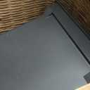 IRIS USA Airtight Dog Food Storage Container, WeatherPro, Up to 40 lbs, Removable Wheels, for Dog Cat Bird and Other Pet Food Storage Bin, Keep Fresh, Translucent Body, Made in USA, Smoke/Black