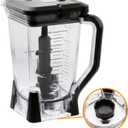 Replacement 72oz XL Pitcher with Lid and 6-Blade Assembly Compatible with Ninja Blender BL660, BL770, BL771, BL773, BL740, BL780