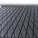 FOCEAN Boat Flooring EVA Foam Boat Decking Marine Mat Non-Slip Self-Adhesive Flooring Sheet for Motorboat Kayak Surfboard Garden Swimming Pools, 94.5''x 47.2'', Dark Grey with Black Lines
