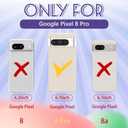 for Google Pixel 8 Pro Case Women - Cute Girls Cover Girly Kawaii Aesthetic Unique Design Flowers Castle Heavy Duty Protective Shockproof Military Grade Teen for Google Pixel 8 Pro Phone Cases