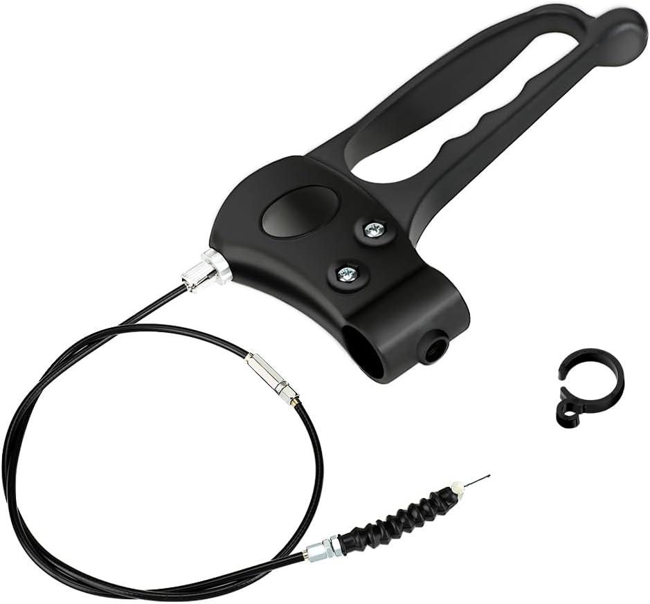 FVRITO Brake Handle with 41'' Cable Assembly Replacement for 4-Wheel Folding Rollator Rolling Walker Transport Wheelchair Mobility Knee Walkers Senior Medical Accessories