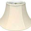 Royal Designs Shallow Bell Wall Lamp Shade, Linen Beige, 6 x 13 x 8.5