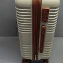 Carry-on Luggage 22x14x9 Airline Approved, 3 Piece Luggage Sets, Beige