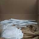 Whitmor 36 Pair Over the Door Shoe Organizer, 12 Tier Hanging Shoe Organizer, Heavy Duty Metal & Mesh Shoe Holder, Hanging Shoe Rack for Closet Organizer & Storage, 69"L x 21.7"W x 7.5"H, White