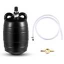 Inflatable Pipe Plug Sewer Test Plug Rubber Plumbing Test Balloon Ball for Sewage Pipeline Inspection(3 Inch,with 39.37 Plastic Extension Hose)