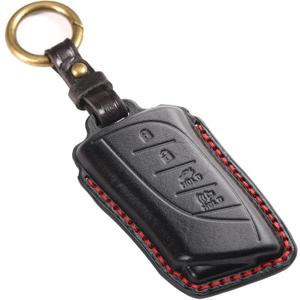 EASYANT Leather Car Key Fob Cover for Lexus 20212025 ES RX 350 Compatible with Lexus New LS NX Key Shell Case Black