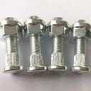 85-1024 Wheel Hub Bolt Studs # 90114-10013 & Lug Nuts Replacement for 2004-2013 YAMAHA RHINO 450 660 700 UTVs Rear