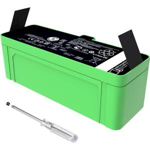3300mAh Upgrade Replacement Battery for iRobot Roomba 500 600 700 800 900 Series 4376392 battery Compatible with Roomba 960 981 970 965 801 805 850 860 890 891 895 695 690 685 680 670 665 652 1800LI