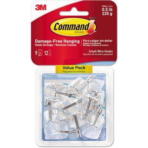Clear Hooks & Strips (4 Count)